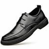Zapatos de Cuero para Hombre Brock Spring, Zapatos de Negocios Casual de Gama Alta para Hombre, Zapatos Formales para Guardia de Seguridad y Padrinos de Boda, Aumento Invisible de Altura