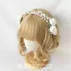 FanQ Feito à Mão [Flores] Headband Clássico Lolita de Flores Headband KC Multicolor Joker Headband Literário Mori