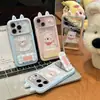 Soporte para Orejas West Highland se Transforma Instantáneamente en Funda para iPhone 16 Dopamine Starry Sky Compatible con Apple 17 Pro Max