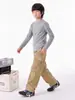 Ropa Infantil DK 26 Estilo Otoño Estilo Japonés Niños Niñas Algodón Puro Ropa de Trabajo Pantalones Largos Niños Adolescentes Sueltos Rectos Pantalones Casuales