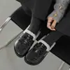 Zapatillas Birkenstock de Piel de Cabra con Lazo, Modernas y Cómodas, Invierno 2025, Tacón Bajo, Punta Redonda, Piel Genuina, Pelo Cálido, Zapatos Mula para Mujer