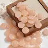 Tono Rosa Hada Vidrio Checo Estilo Retro Cuentas Geométricas Cuentas Sueltas Pulsera DIY Hecha a Mano Accesorios de Joyería