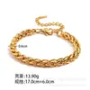 Pulsera de Acero de Titanio con Diseño de Diamante Retorcido Estilo Europeo y Americano Lele Jewelry para Hombres y Mujeres, Diseño de Nicho Hip-Hop de Moda con un Estilo Fresco y Minimalista
