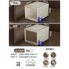 Caja de almacenamiento tipo cajón de plástico transparente, armario para guardar ropa interior, acabado de ropa, caja de almacenamiento gruesa de gran capacidad.