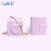 Lançamento de novo produto: Adequado para Instax Mini12, Bolsa para Câmera com Padrão Colorido Tecido e Conjunto de Álbum, Mais Vendido na Amazon