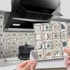 Msc105-124 Papel de Parede Mosaico Estéreo Transfronteiriço Autoadesivo Adesivos de Azulejo Removíveis DIY Decorativo Renovação Adesivos de Parede