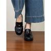 Em Estoque Entrega Rápida Sapatos Loafer Camélia de Salto Alto para Mulheres, Sapatos de Salto Grosso, Novo Modelo 2026, Sapatos de Couro Bico Redondo para o Trabalho, Versátil