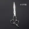 Tijeras profesionales de peluquería para cortar el cabello, tijeras rectas de 6 pulgadas, tijeras entresacadoras, tijeras de peluquería especiales para barbería, acero inoxidable, transfronterizo