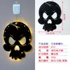 Luzes decorativas de Halloween para pendurar na porta, vitrine, luzes coloridas transfronteiriças, atmosfera de abóbora e fantasma, luzes de corda para parede interna