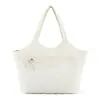 Amazon Bolso Nuevo Bolso Tote con Cremallera Bolso de Mano para Viaje Bolso de Hombro Acolchado con Plumas Bolso de Mano