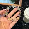 Pulsera de Cristal Natural Citrino Limón Amatista Amatista con Cuentas para Mujer Moda de Gama Alta Diseño de Nicho Fresco