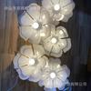 Nuevo candelabro de flores acrílicas para boda, lámpara de flores de simulación, lámpara de pie, lámpara de ambiente, decoración de boda de celebridad de Internet, hermoso Chen