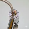 Torneira quente e fria para torneira de água fria única modificação plugue de entrada de mangueira de furo único plugue de cobre acessórios