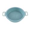 Molde de silicona transfronterizo para hornear pasteles, freidora de aire, resistente a altas temperaturas, fácil de desmoldar, redondo, para uso doméstico.