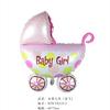 Bebé ángel chupete cochecito de bebé pies de biberón globo de aire caliente diseño de fiesta de cumpleaños infantil cinta de aluminio gas