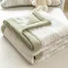 Novo Colchão de Verão 100% Algodão, Colcha de Ar Condicionado, Colcha Fina de Algodão Puro para Verão, Lavável à Máquina, Colcha Fina de Verão para Uma Pessoa