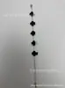 Pulseira, Colar, Anel, Brincos de Trevo de Quatro Folhas de Alto Padrão 13mm Banhados a Ouro 18K, Frente e Verso em Madrepérola Genuína com Ágata