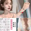 Pegatinas de Tatuaje de Mariposa para Mujeres, Estilo Ins para Brazo, Corazón Femenino, Pecho Colorido, Tatuaje 3D Realista, Pegatinas de Tatuaje Sexy, Hecho a Medida