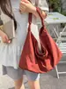 Bolso de hombro de lona para mujer, bolso tote de gran capacidad para el trabajo, bolso cruzado casual simple y versátil, nuevo diseño casual estilo coreano