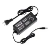 Adaptador de Corriente Ajustable de 3-12V 3-24V con Pantalla, Tira de Luces LED, Motor de Bomba de Agua, Velocidad Ajustable 3V-12V