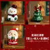 Decorações de Natal Papai Noel Ornamento de Mesa Arranjo de Cena Ornamento de Boneco de Neve Brinquedo Presente para Crianças