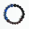 Venta Caliente Transfronteriza Pulsera de Cristal Natural de 12 Constelaciones Colgante de Piedra de Doce Estrellas Citrino Ágata Roja para Hombres y Mujeres
