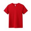 Camiseta masculina de manga curta, gola redonda, casual, esportiva, respirável, para propaganda, verão 2025