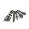 Adaptador de batida de ar para chave de fenda elétrica adaptador quadrado de 1/2 para chave de fenda 3/8 1/4 sextavado 8 peças soquete pneumático