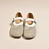 Zapatos Mary Jane para Mujer Malla Zapatos Individuales Nuevo Estilo para Mujer Huecos Boca Baja Superficie de Malla Una Correa Otoño Fondo Plano 2026