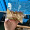Brochetas de Bambú Teñidas con Mangos Negros y Bolas Rojas, Palillos Desechables, Brochetas Decorativas de Bambú Pintadas, Brochetas para Frutas, Brochetas para Cócteles