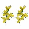 Pendientes de flores con cuentas hechos a mano, estilo moderno para vacaciones de verano, suaves, pequeños y frescos, recién llegados para mujer.
