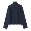 Conjunto de jaqueta e calça color block outono feminino estilo europeu e americano 2026 2905