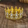 Novia Ambiente de Boda Corona Redonda Tiara Fiesta Adornos para Pastel Regalos de Vacaciones Adornos de Flores para Corona Decoración