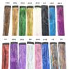 Peruca colorida feminina, cabelo longo, destaque, invisível, natural, peça única, grampo de cabelo reto, tira de cabelo, tingimento de orelha, peruca