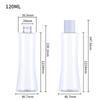 Botella Spray para Mascotas con Acabado de Alta Gama, Botella Repelente de Mosquitos de 30 ml, Botella de Agua Floral de 50 ml, Botella de Perfume de Plástico Transparente de Forma Irregular
