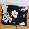 Otoño e Invierno Nuevo Elegante Elegante Flor Algodón y Lino Bufanda Engrosada Pelusa Cálida Cuello Moda Femenina Chal de Alta Gama