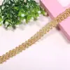 Ropa lista para usar, Sombreros, Textiles para el hogar, Accesorios de encaje decorativo DIY Encaje de cinta espiga clásico de 32 colores Dorado y plateado
