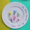 Novo Macaron Infantil BB Clip Acessórios de Cabelo Feminino Peça Única Laço Florido Grampo de Franja Presilha de Cabelo Fofa Presilha de Cabelo Colorida Arco-Íris