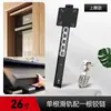 Riel Deslizante de Puerta Oculta Plegable abatible Gabinete Horno Aire Acondicionado Riel de Puerta abatible Accesorios de Herrajes para Puertas Batientes Puertas de Bolsillo