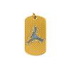 Llavero Colgante de Acero Inoxidable con Goteo de Aceite, Colgante de Baloncesto de Dibujos Animados, Colgante de Collar, Accesorios para Joyería DIY