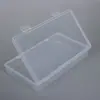 Caja de Plástico Transparente Caja Vacía de PP Caja Rectangular Piezas para Pesca Archivo Muestra de Joyería Empaque Almacenamiento de Papelería Caja Vacía