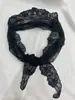 Oferta Especial Bufanda Triangular de Encaje con Cinta para Primavera y Otoño para Mujer, Modelo Versátil Estilo Coreano, Rebaja Bufanda Larga de Tira Pequeña