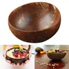 Celebridad de Internet Creativo Tazón de Cáscara de Coco Tronco Tazón de Coco Agua Azucarada Vajilla Batido Postre Ensalada de Frutas Comida Ligera Hogar
