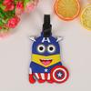 Cartão de verificação de viagem silicone cartoon etiqueta de bagagem Coreia moda bonito pendurar decoração fabricantes atacado