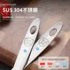 Cuchara para Hot Pot de Acero Inoxidable 304 con Punta de Cola, Cucharón de Sopa Suave, Cuchara de Sopa de Mango Largo, Cuchara para Gachas, Colador de Cocina para el Hogar