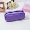 Venta Directa de Fábrica Nuevo Estilo Ins Color Puro Compacto y de Gran Capacidad Portátil Caja de Almacenamiento para Estudiantes Estuche para Lápices