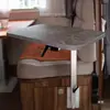 Cama de RV Mesa de Aleación de Aluminio para Coche Patas Giratorias Soporte de Mesa Portátil para Modificación de Furgoneta de Tamaño Completo Mesa de Comedor Ajustable Universal Desmontable