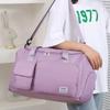 Bolsa de ginástica por atacado de fábrica com compartimento para sapatos, bolsa de bagagem de grande capacidade, bolsa de ombro esportiva, bolsa de viagem de curta distância para viagens de negócios