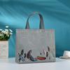 Bolsa Tote Espessa de Tecido Não Tecido Laminado Versátil, Personalizável para Lojas de Roupas, Toque de Luxo, Publicidade e Promoção, Impressão de Logo, Têxteis para Casa