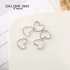Mini Joias de Liga Metálica Estrela de Cinco Pontas Lua para Nail Art Populares Dourado e Prateado Estéreo DIY Acessórios Pequenos Usáveis para Nail Art